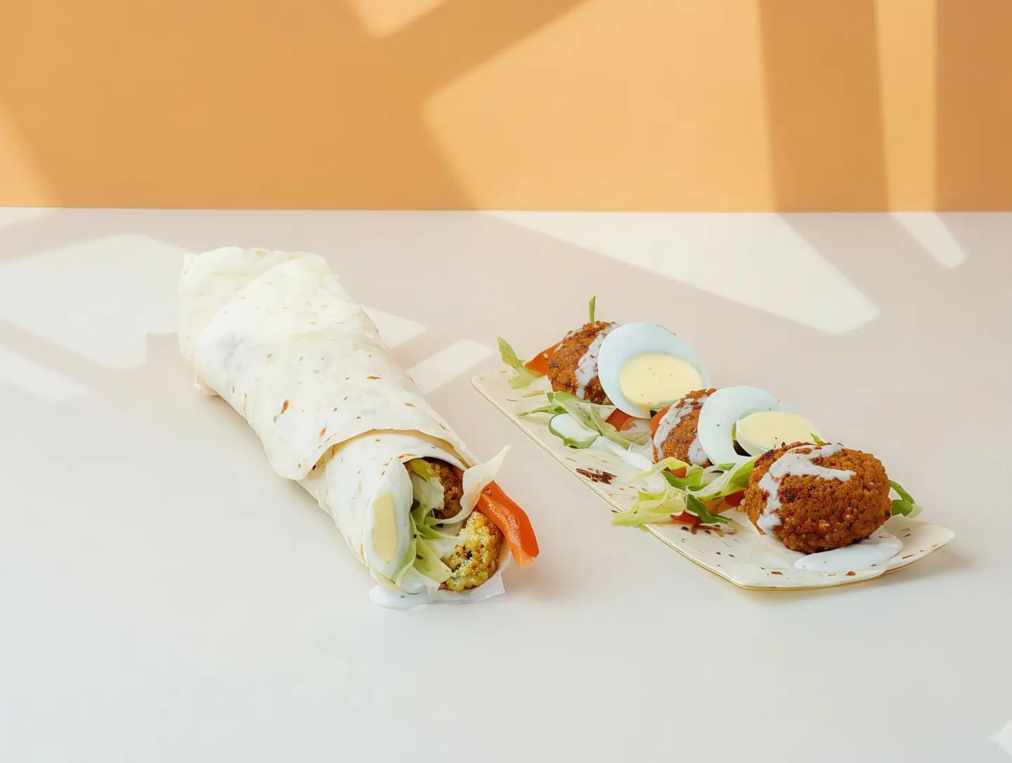 Cheese Egg Falafel