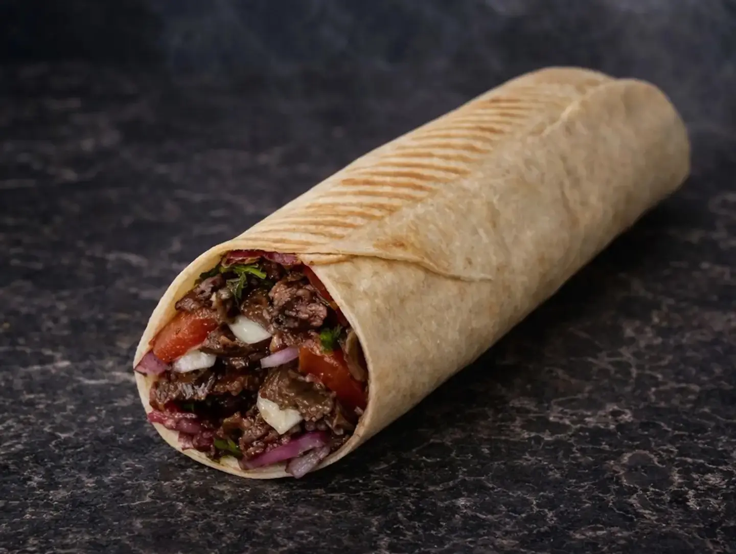 شاورما لحم وسط