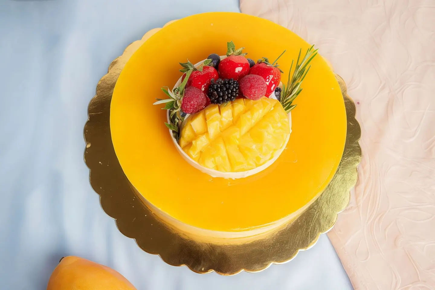 كيك المانجو