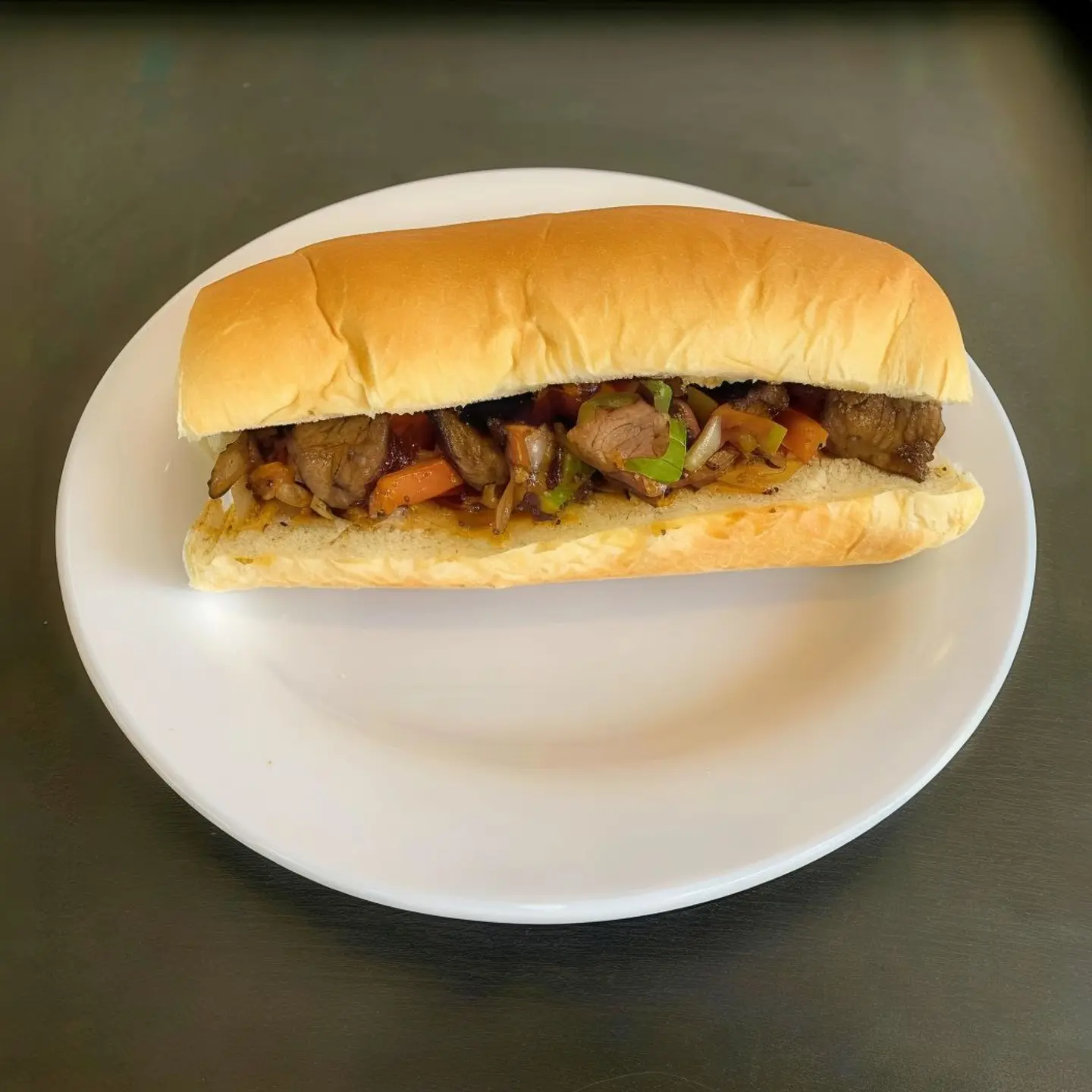 Meat Mgalgal Sandwich - Saj Bread