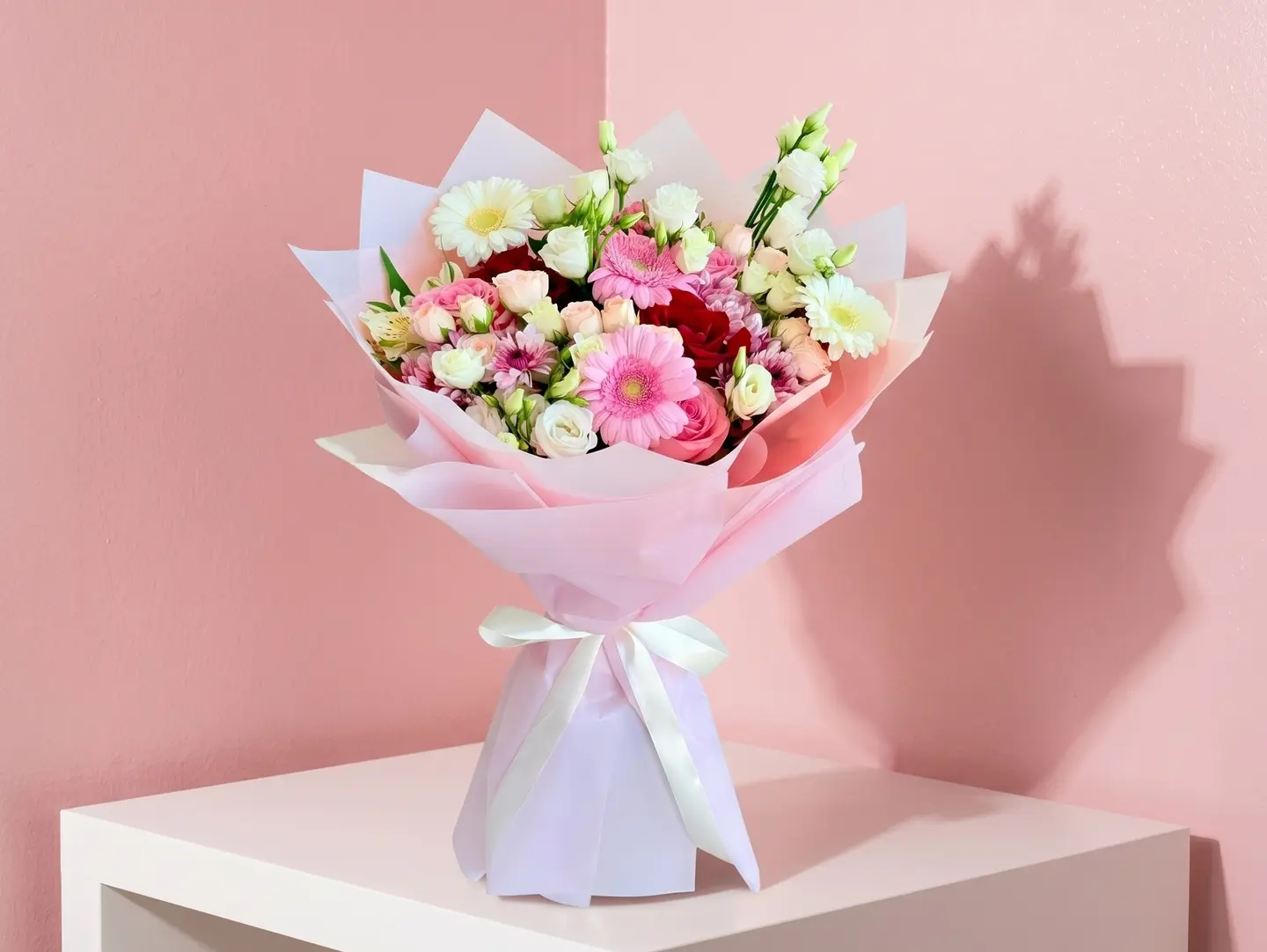 Lights Bouquet  Natural Rose