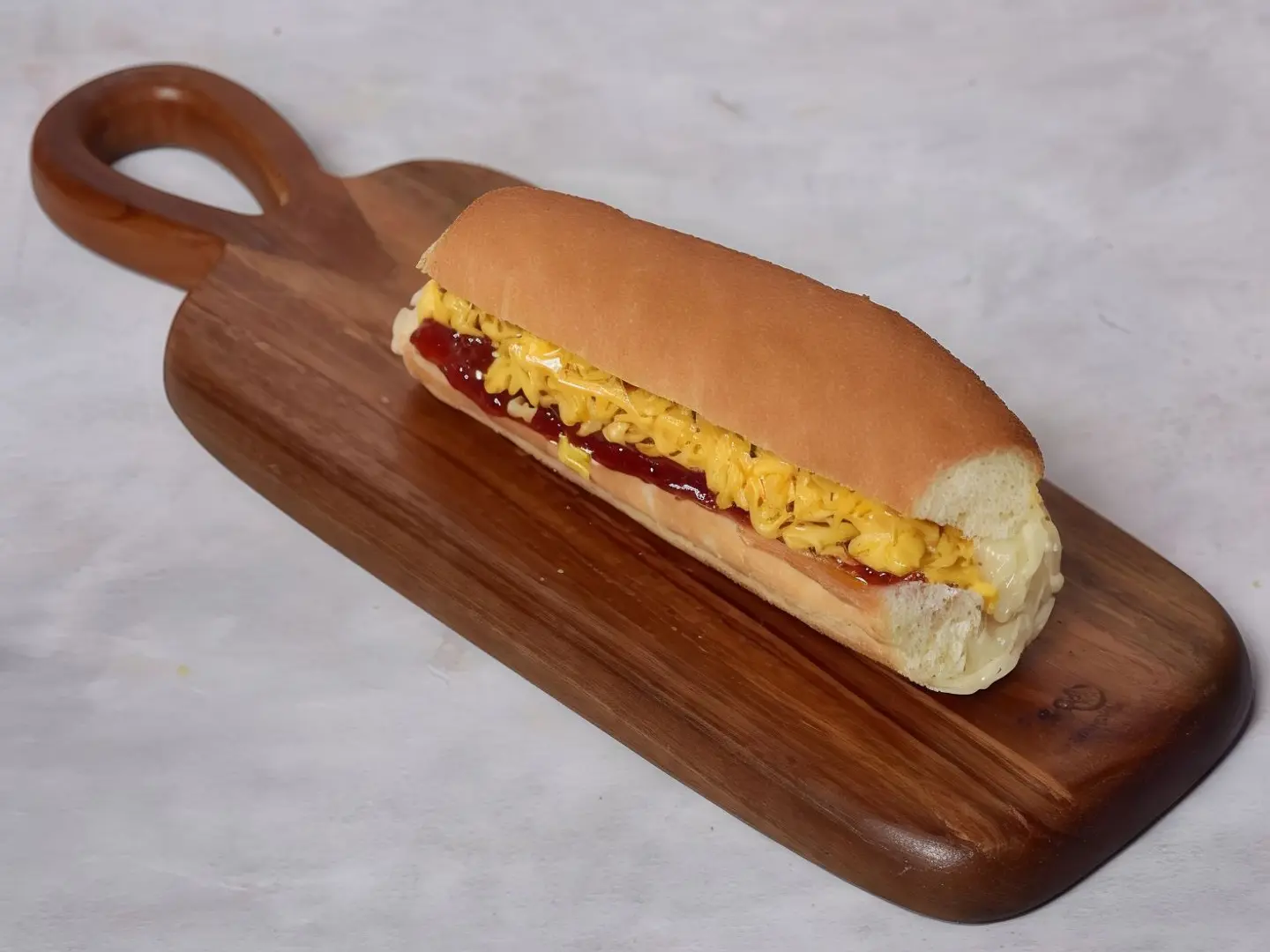 Cheddar Cheese Sandwich With Jam