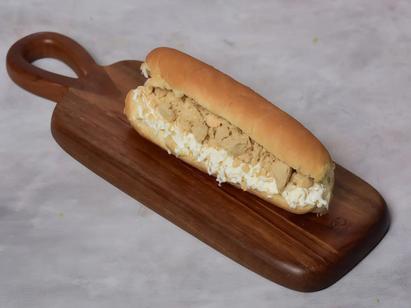 White Cheese Sandwich With Sweet Tahiniah