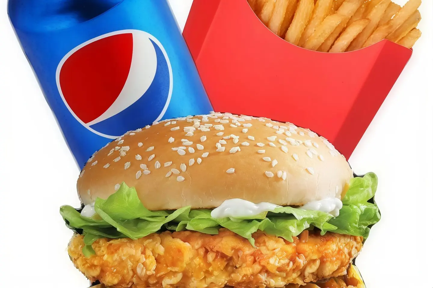 Double Crispy Chicken Burger Meal