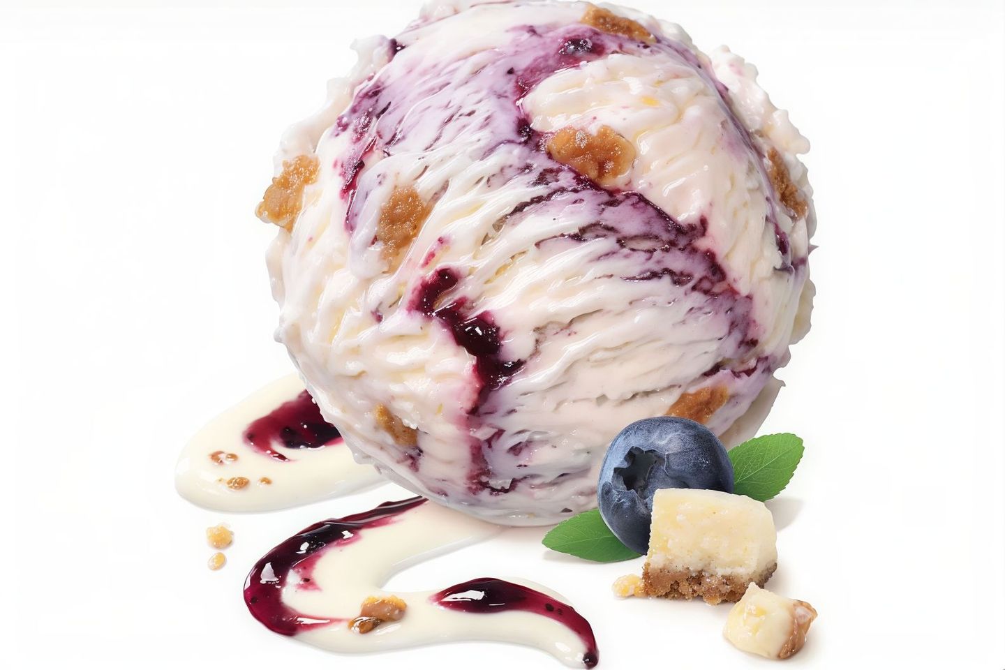 Blueberry Cheesecake - 2 Large Scoops