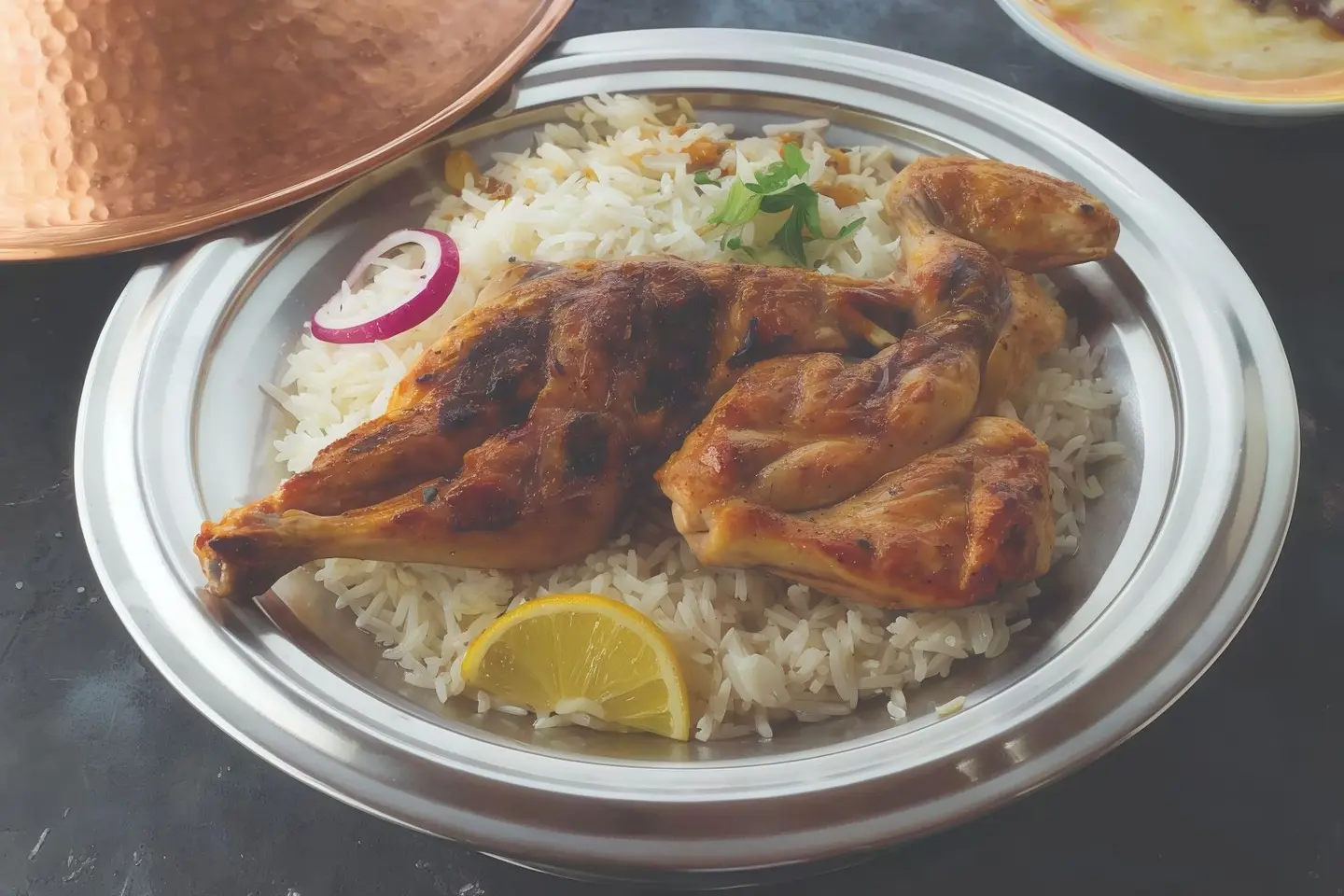 نصف دجاجة مظبي