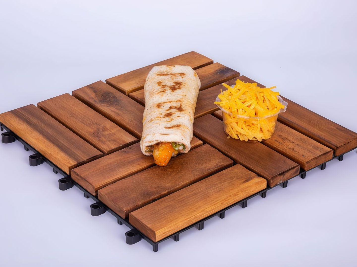 ساندوتش دجاج مسحب بالجبنة