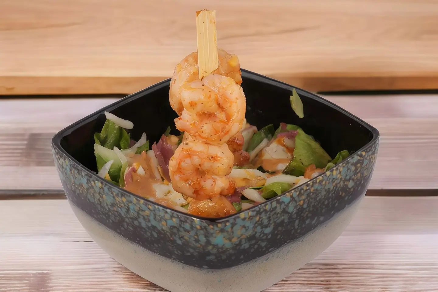 باربيكيو شريمب سلط