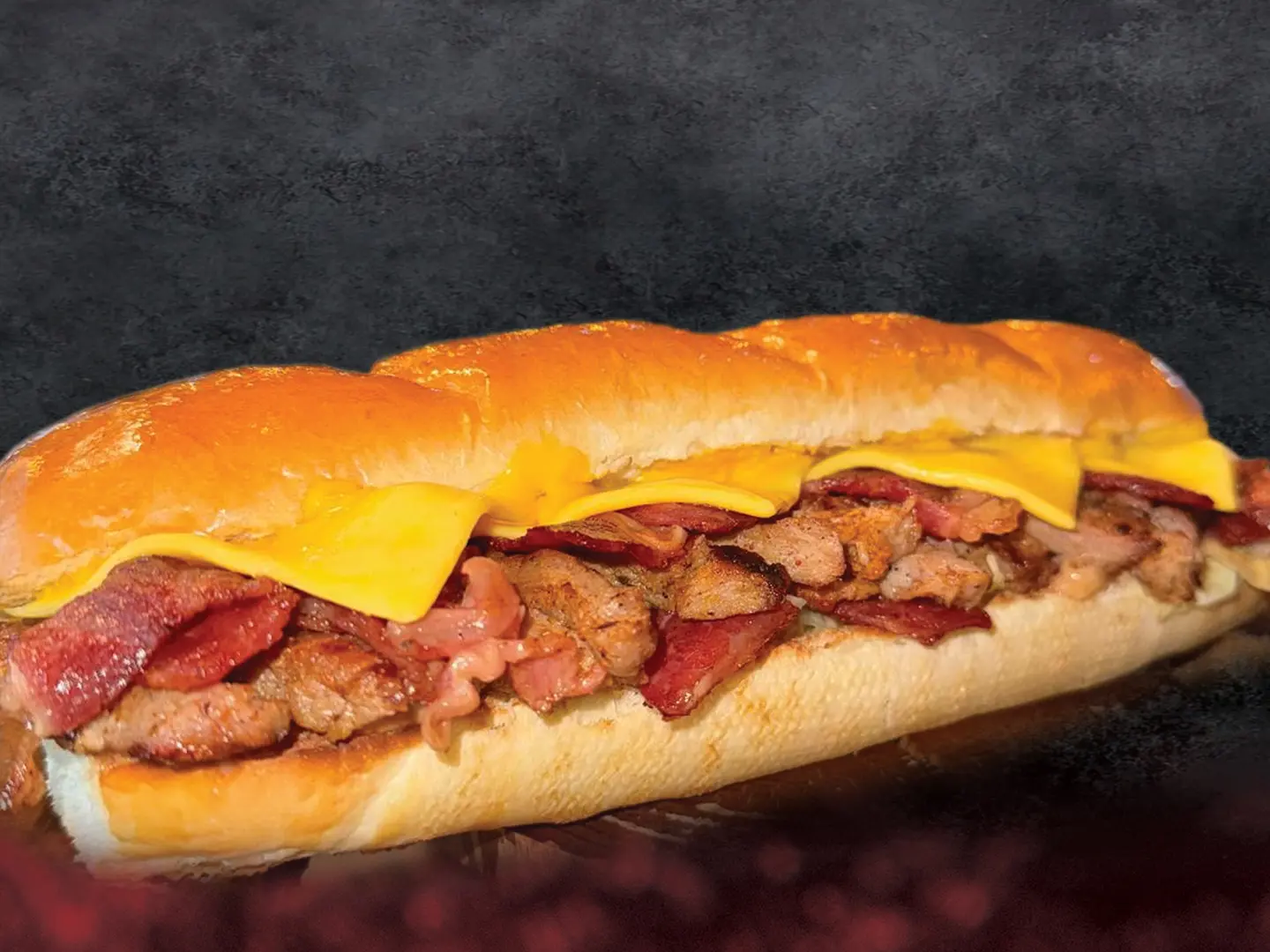 Bacon And Beef Sandwich
