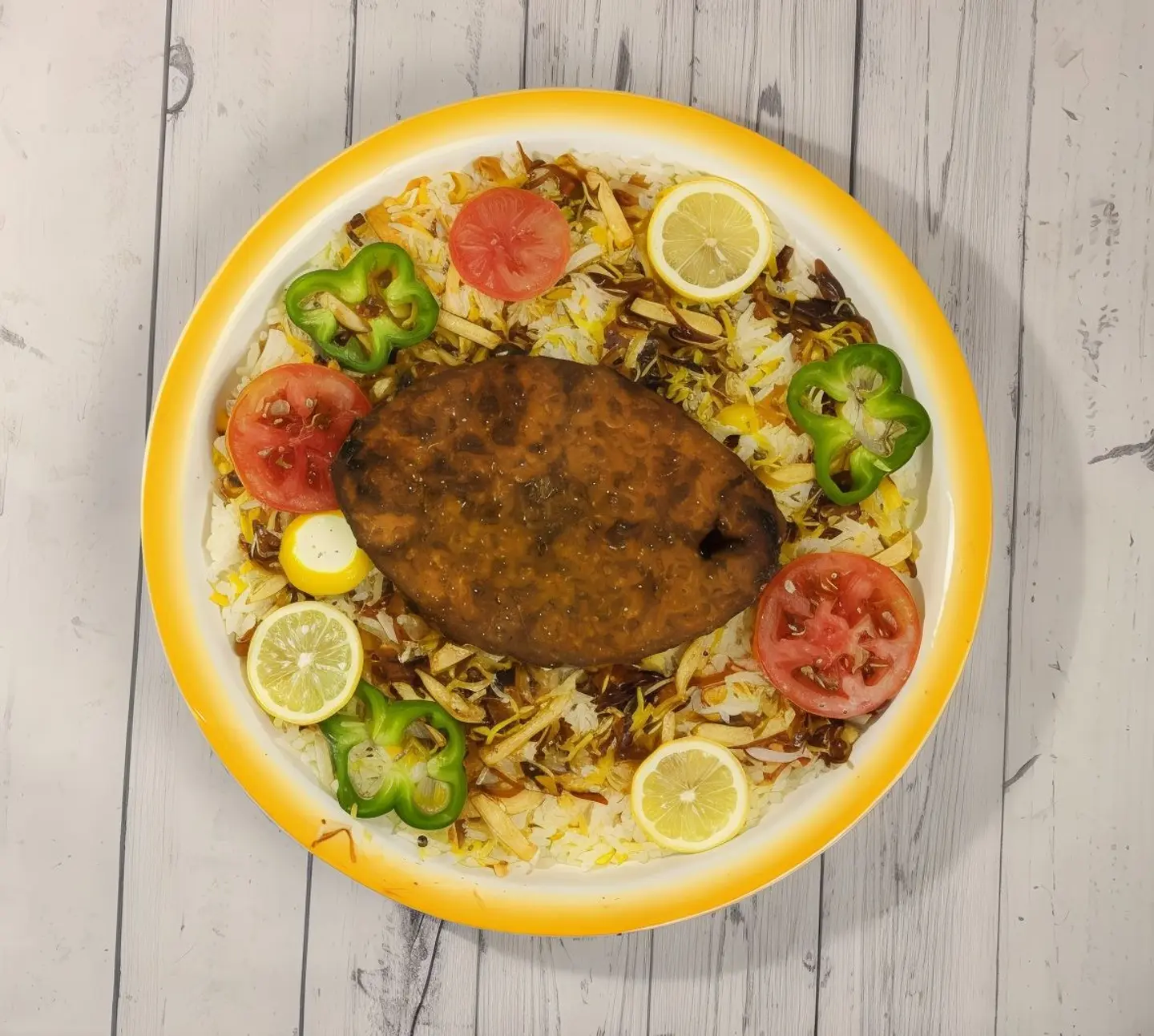 حبة عندق مع رز