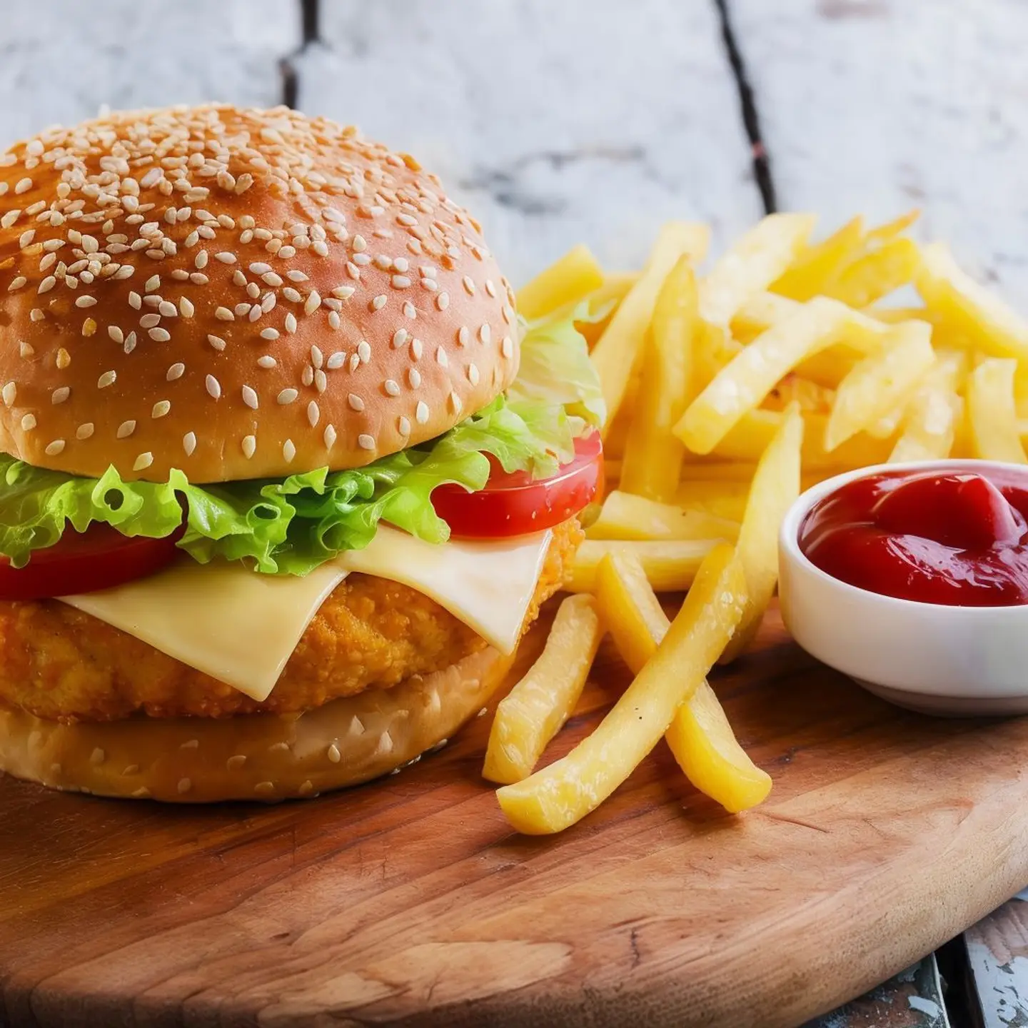 Chicken Burger Meal