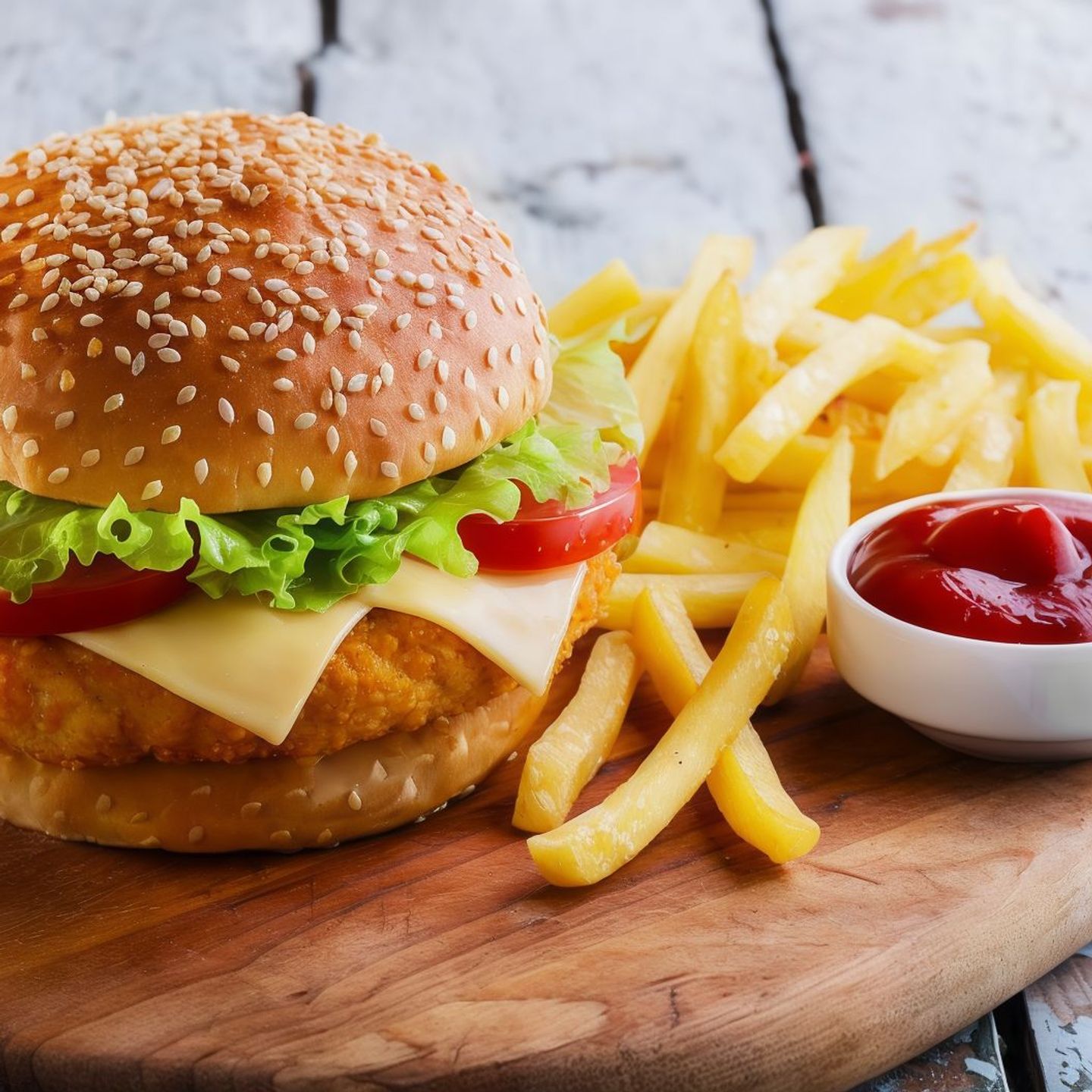 Chicken Burger Meal