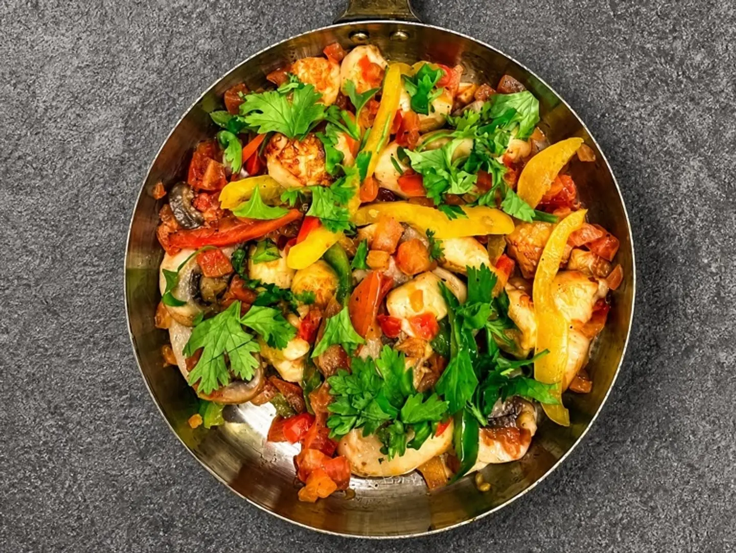 Halloumi And Mushroom Stew