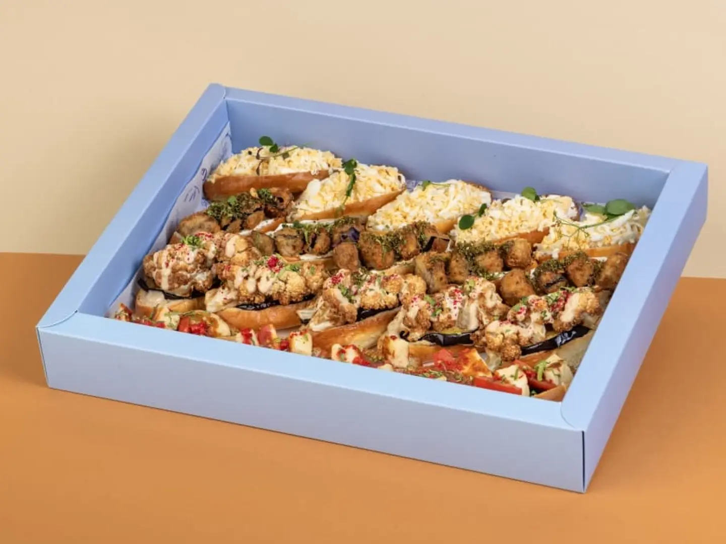 Veggie Open Face Sandwiches