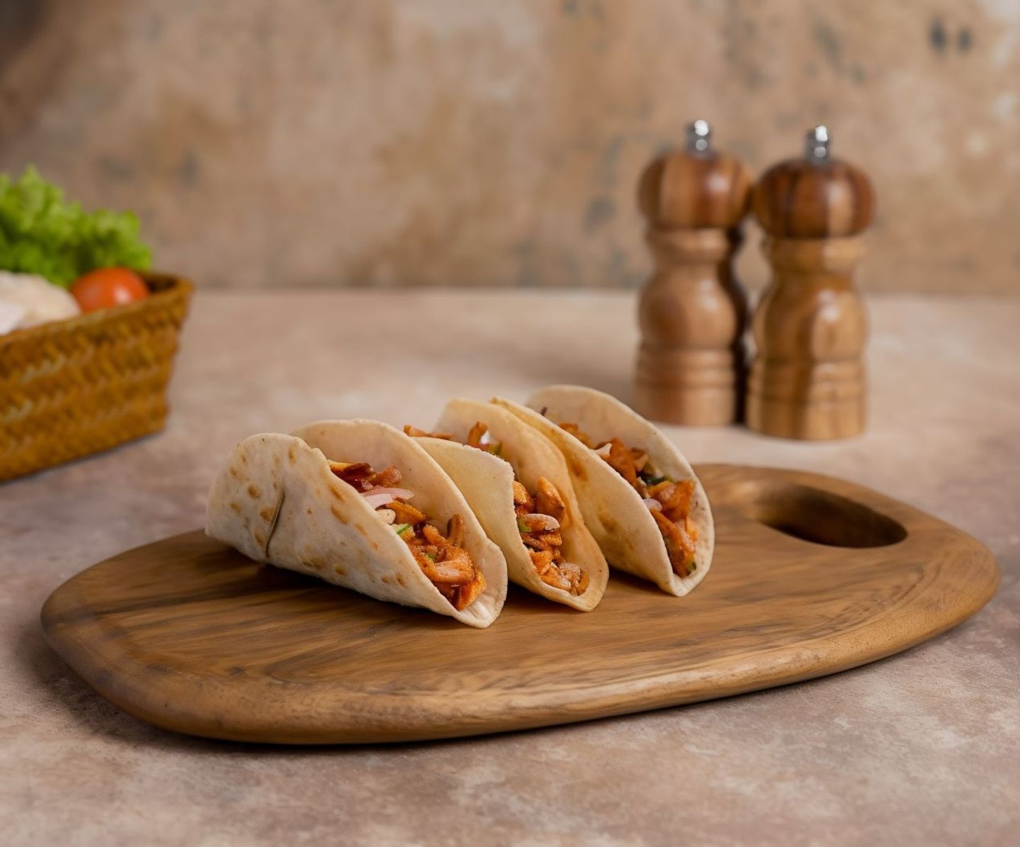 Chicken Taco With Fries