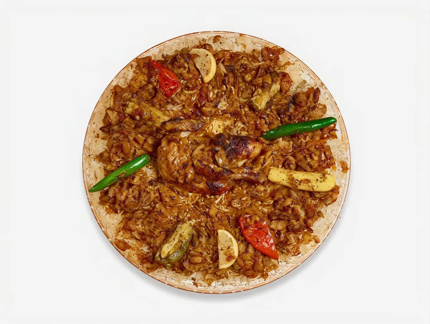 دجاج شوايه على الحطب