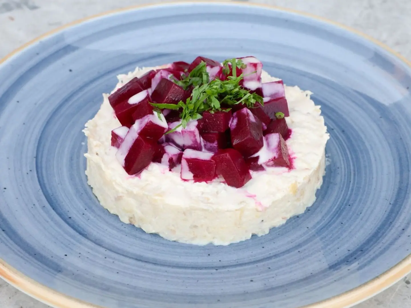 Moutabal With Beetroot