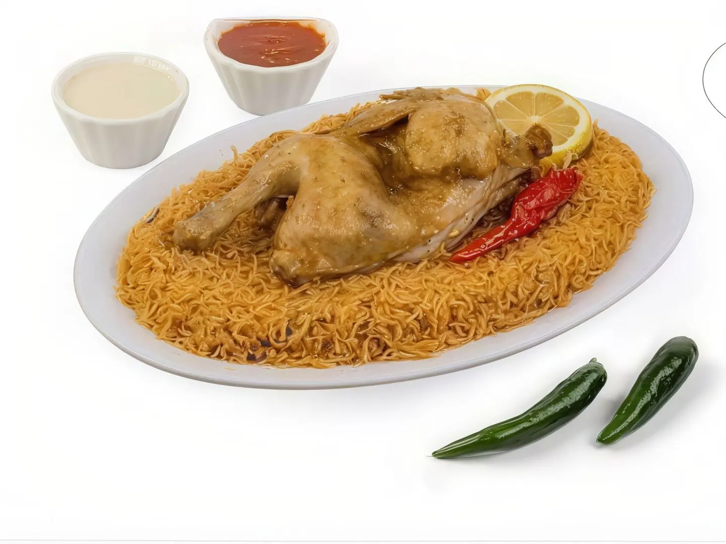 نصف حبه دجاج مظغوط