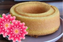 سبونج كيك دائري