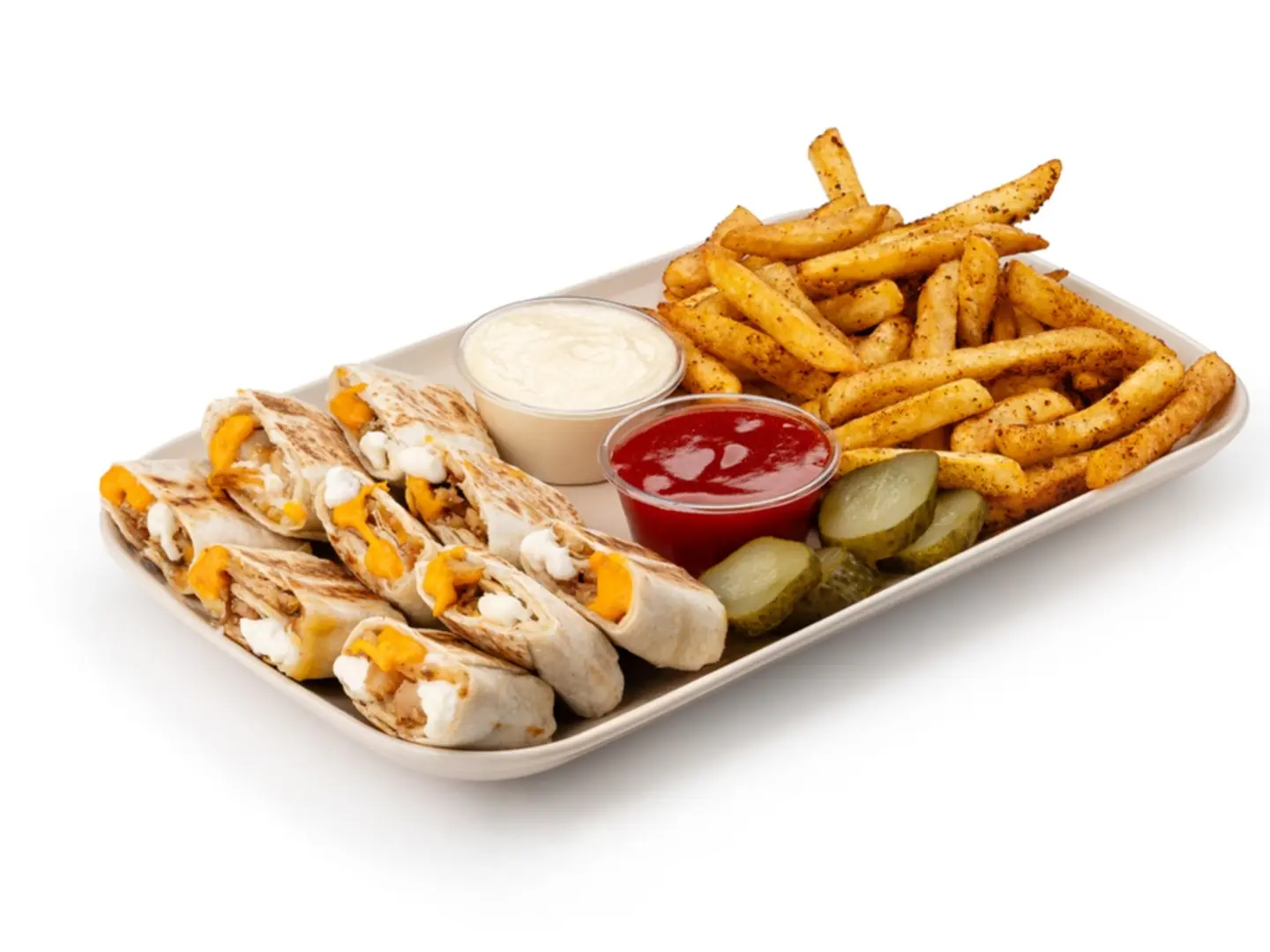 صحن عربي صغير مع جبنه