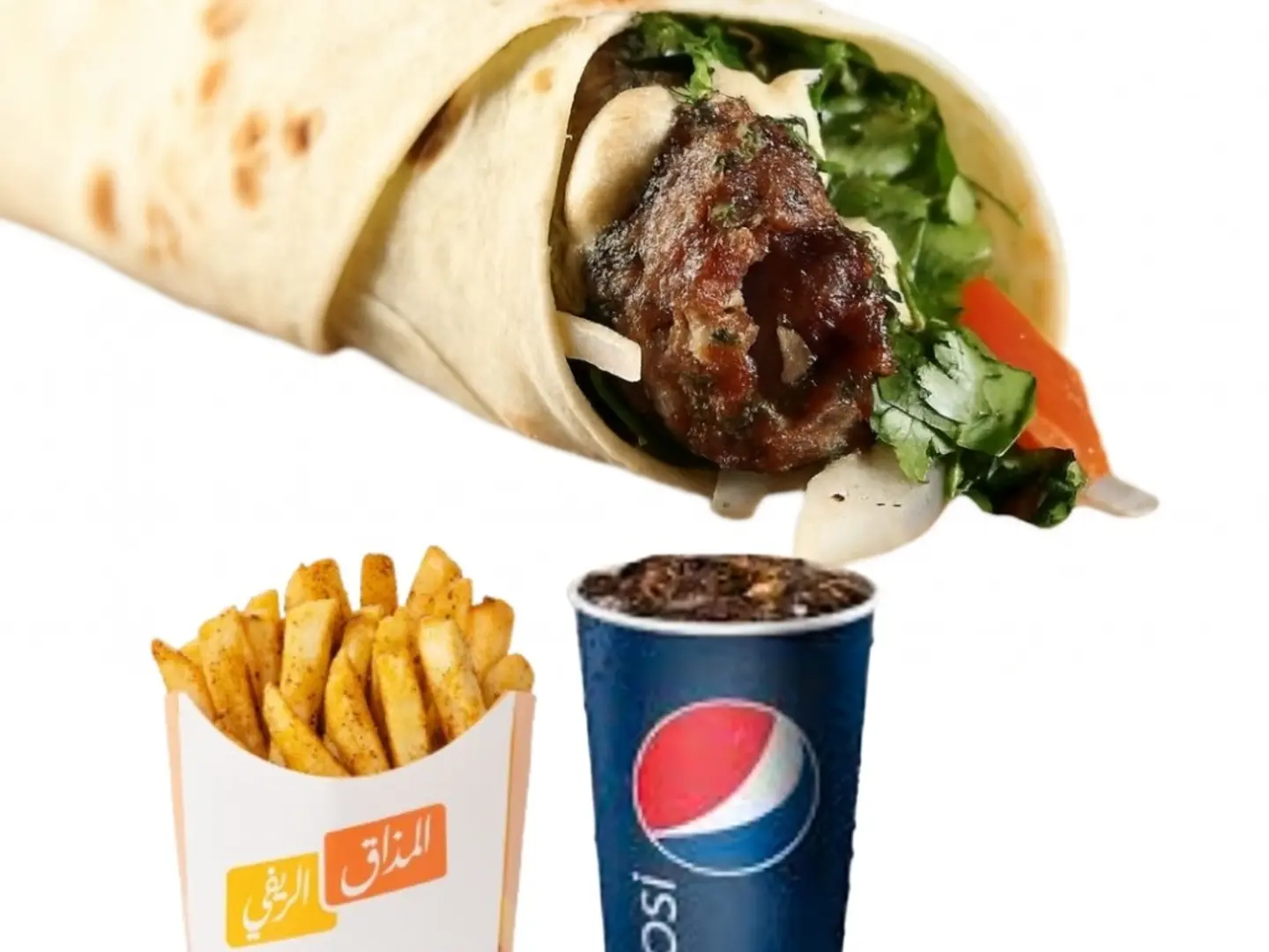 وجبة كباب لحم