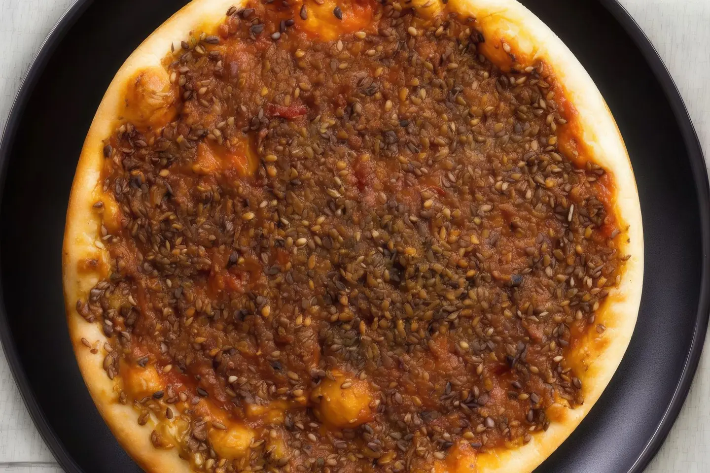 Muhammara Zaatar Pie