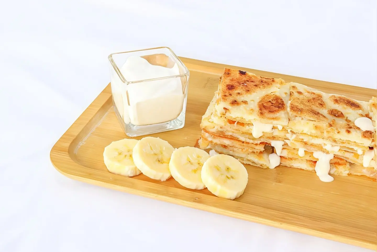 قشطة مع موز