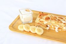 قشطة مع موز