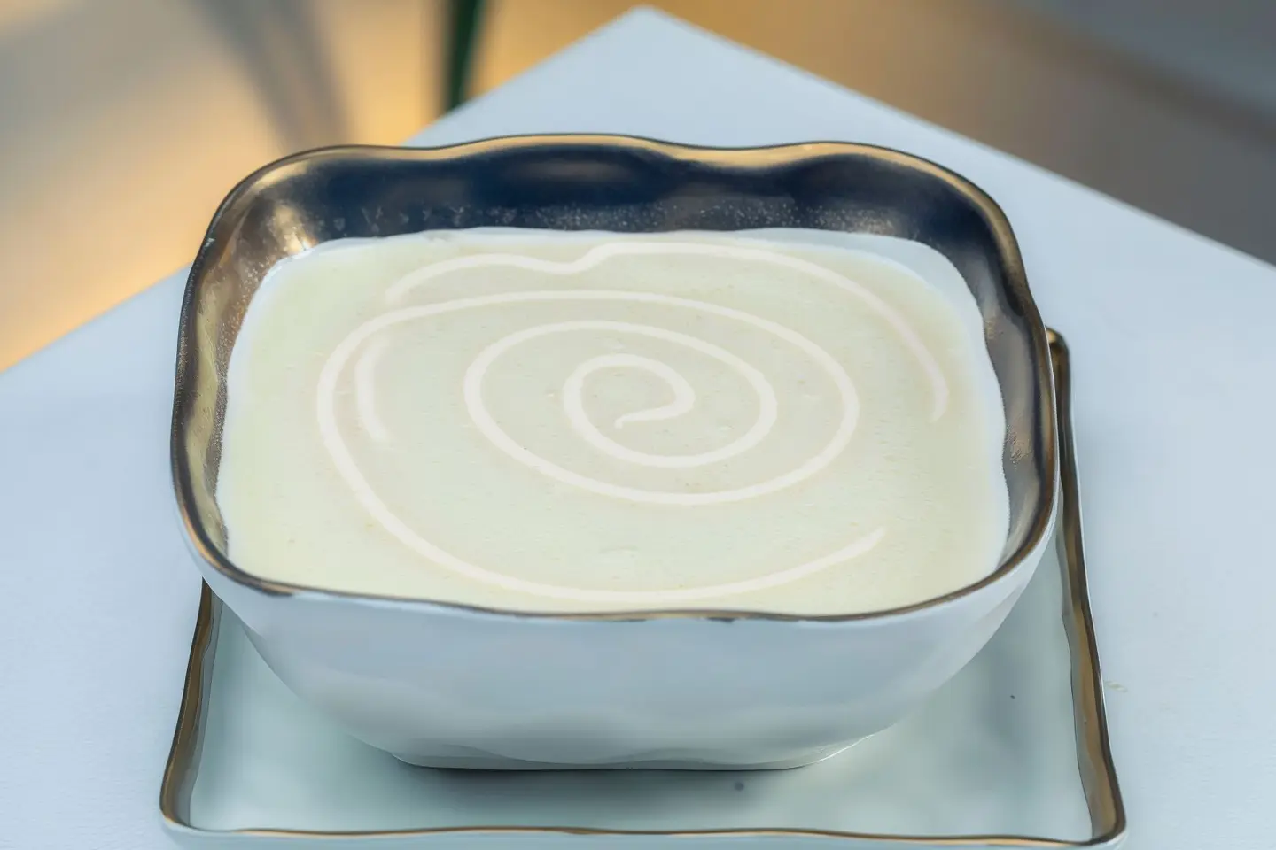 شوربة دجاج مع كريمة