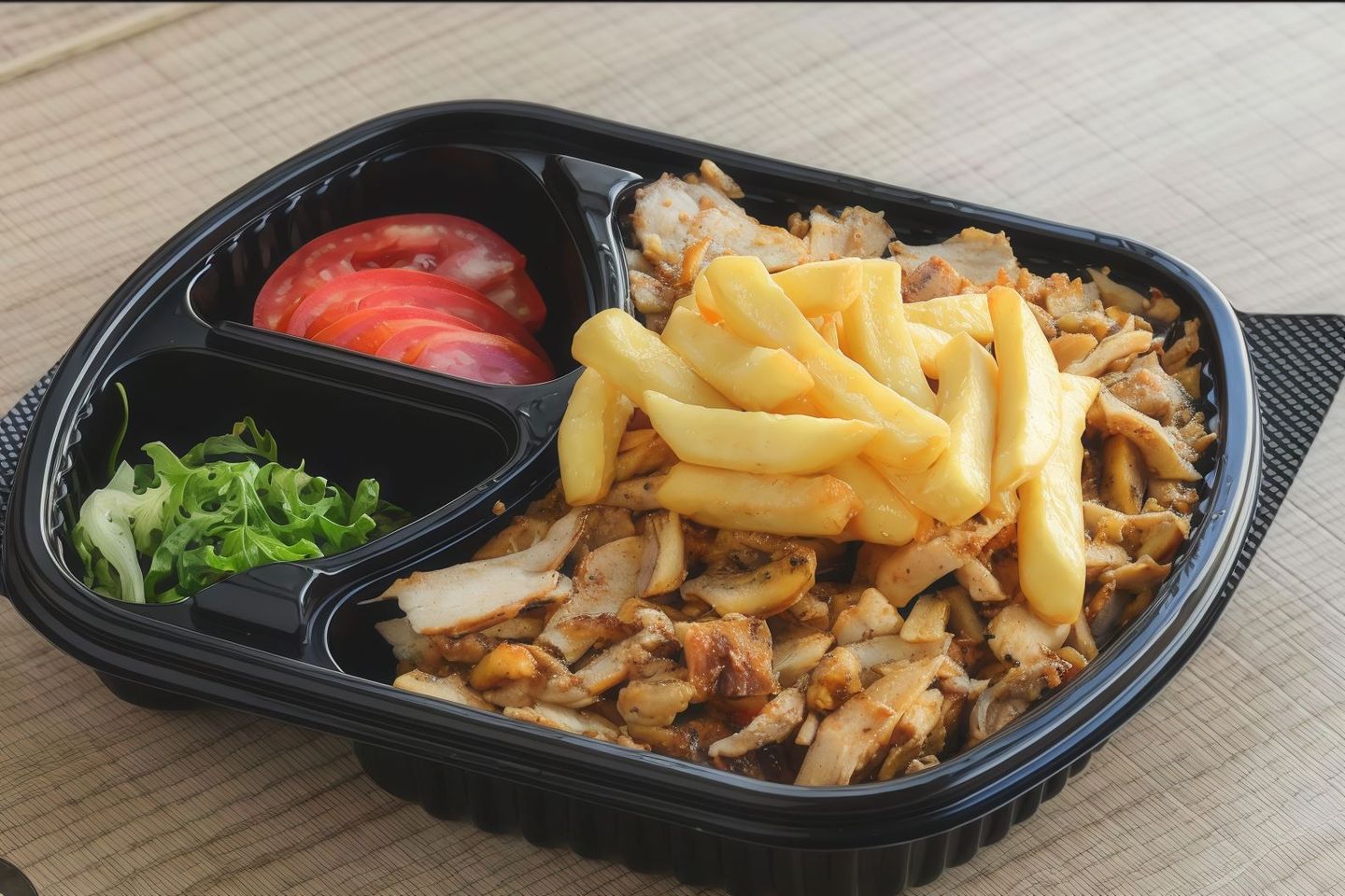 صحن شاورما صغير