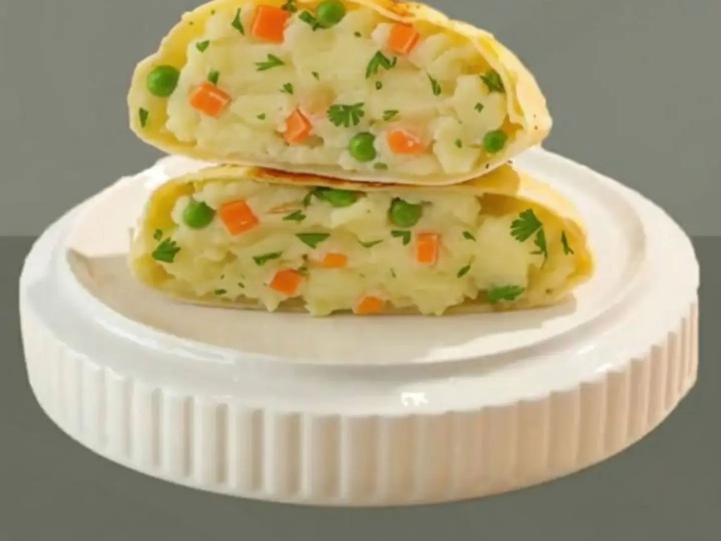 بطاطس بالخضار