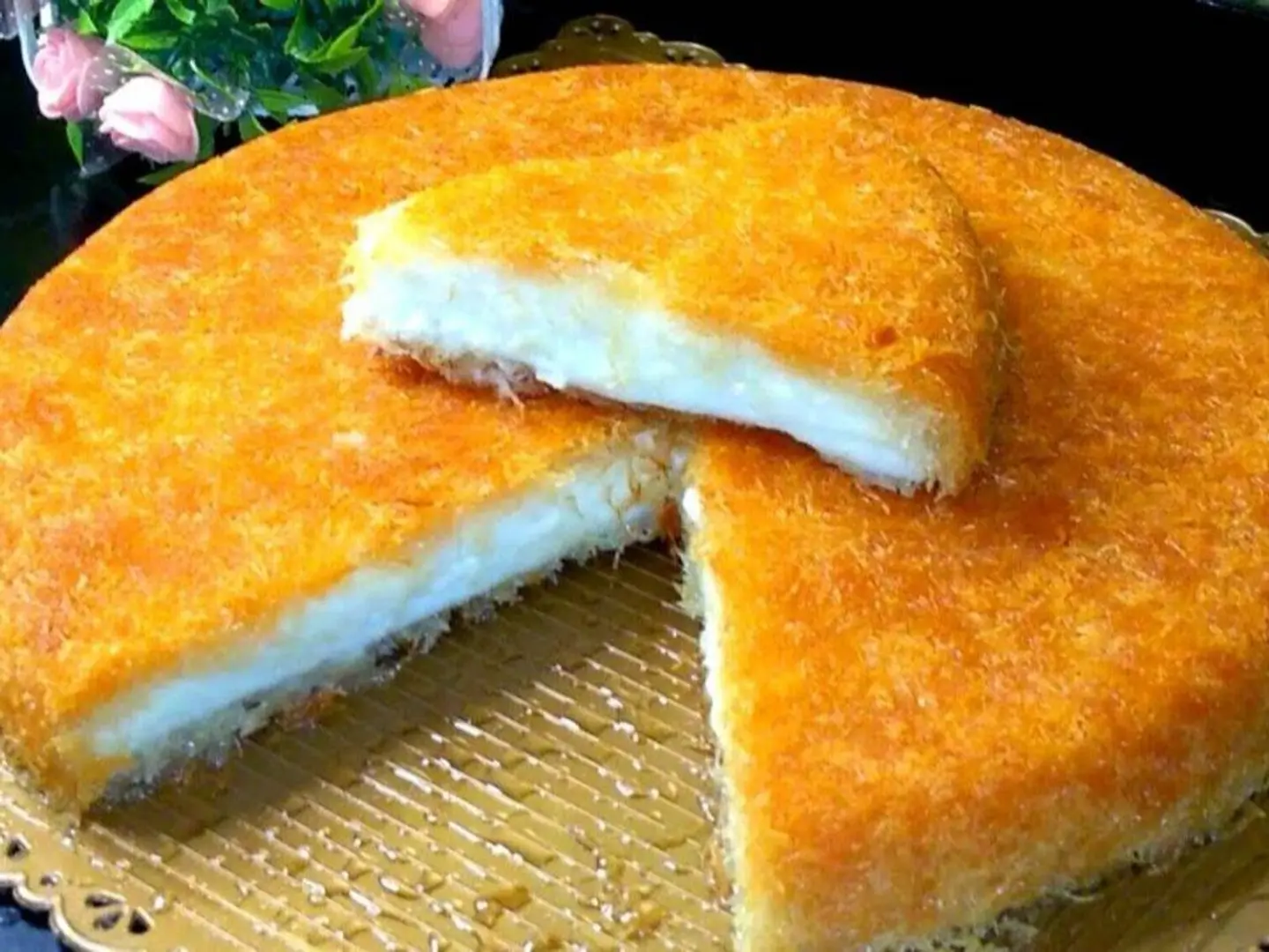 كنافه بالقشطه