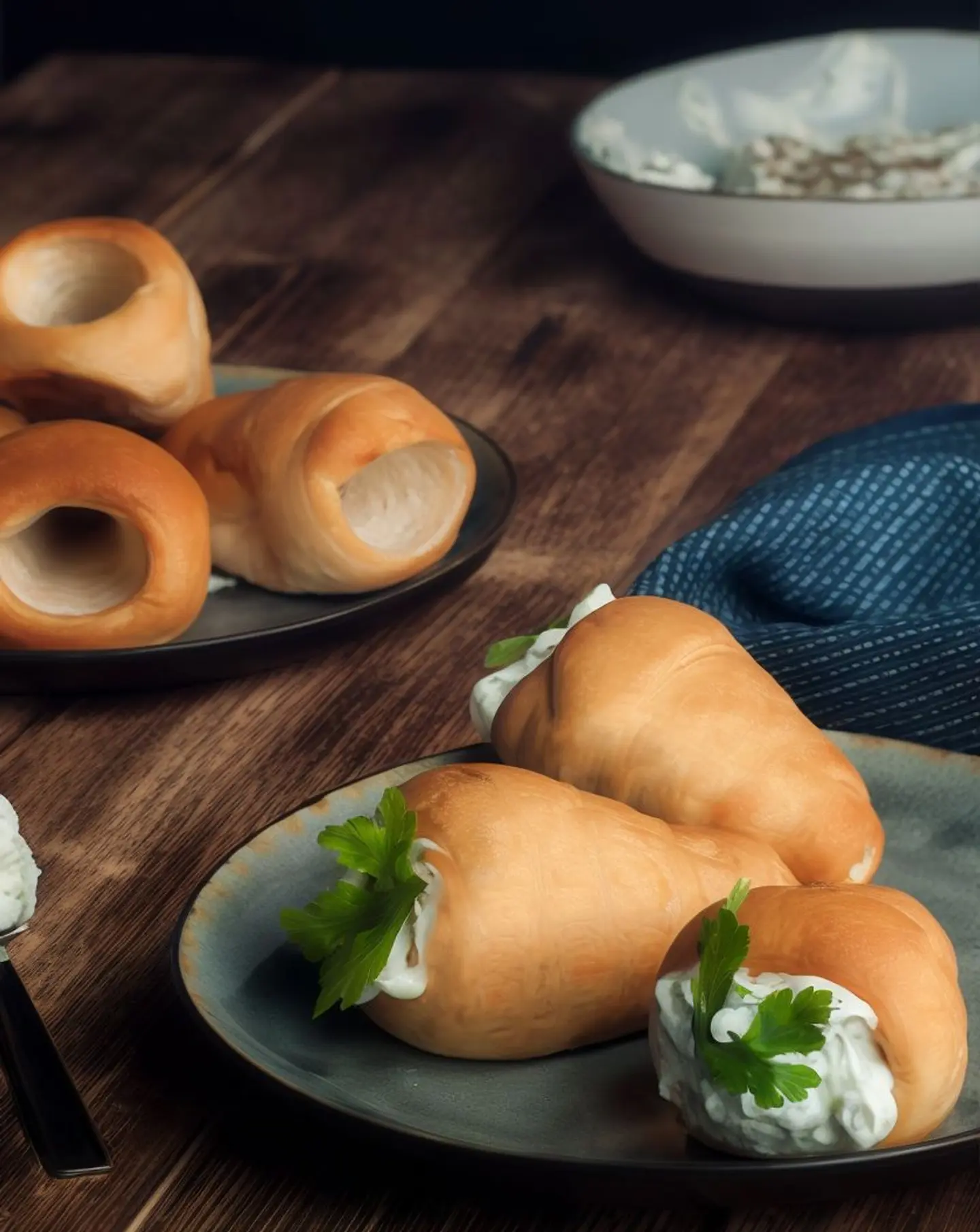 صحن فطائر حلزونية