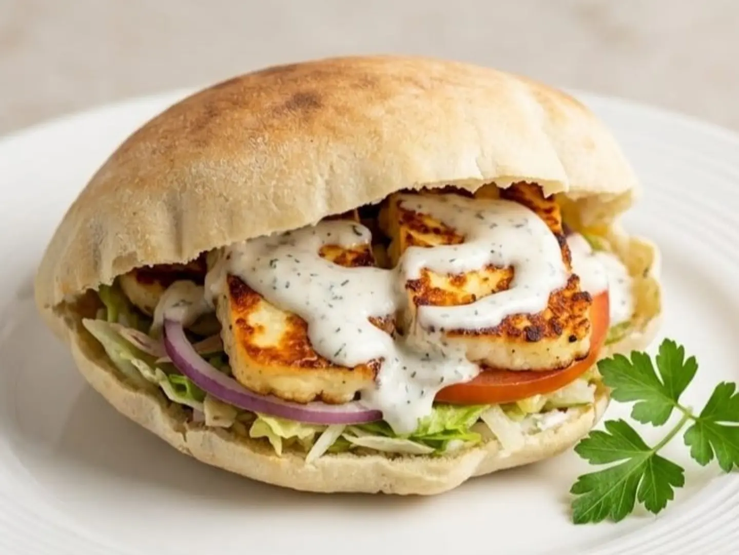 Zuwara Halloumi Sandwich