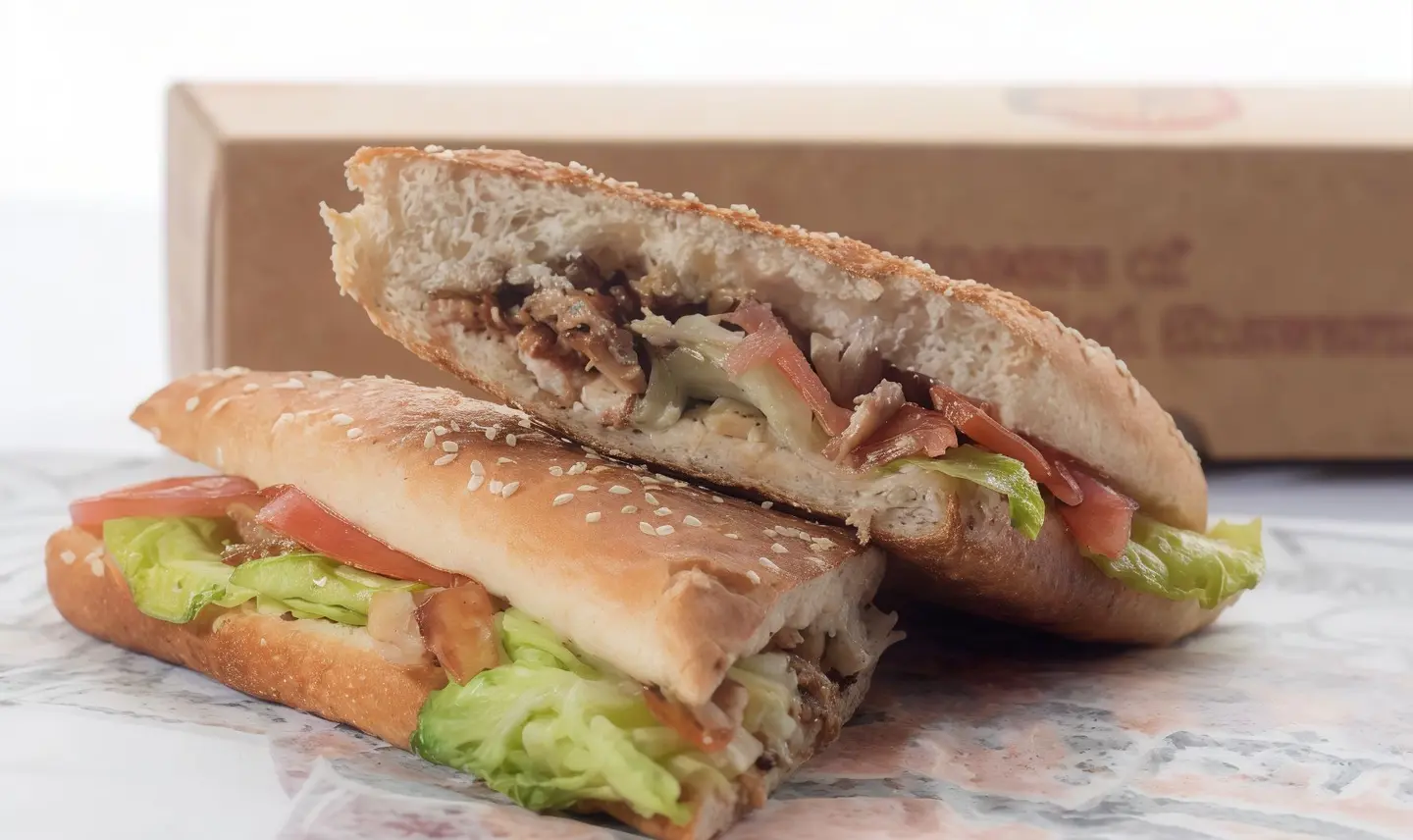 French Bread Shawarma