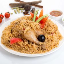 نصف دجاج مضغوط حراق