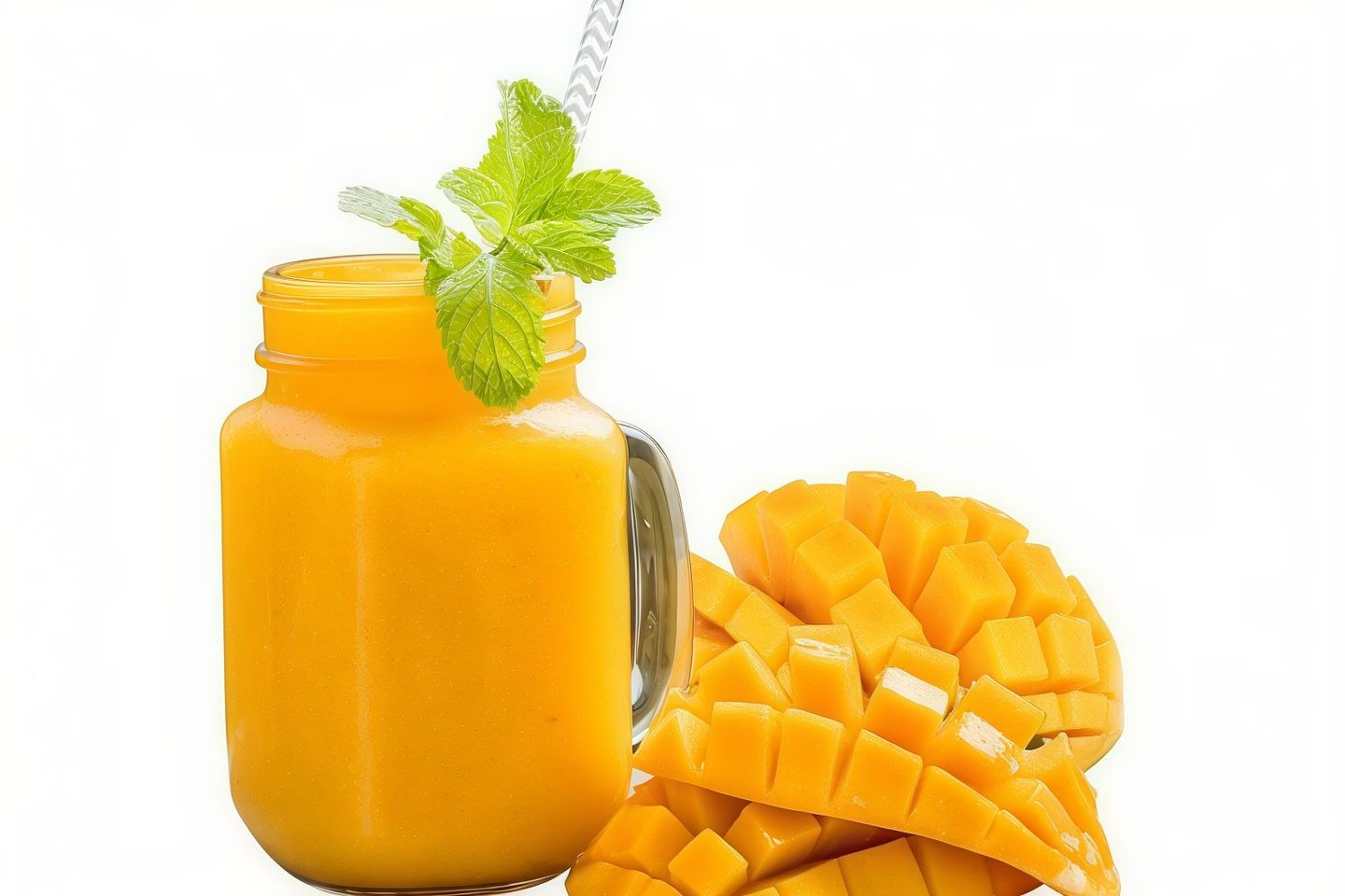 Mango Juice With Pieces - Large Cup