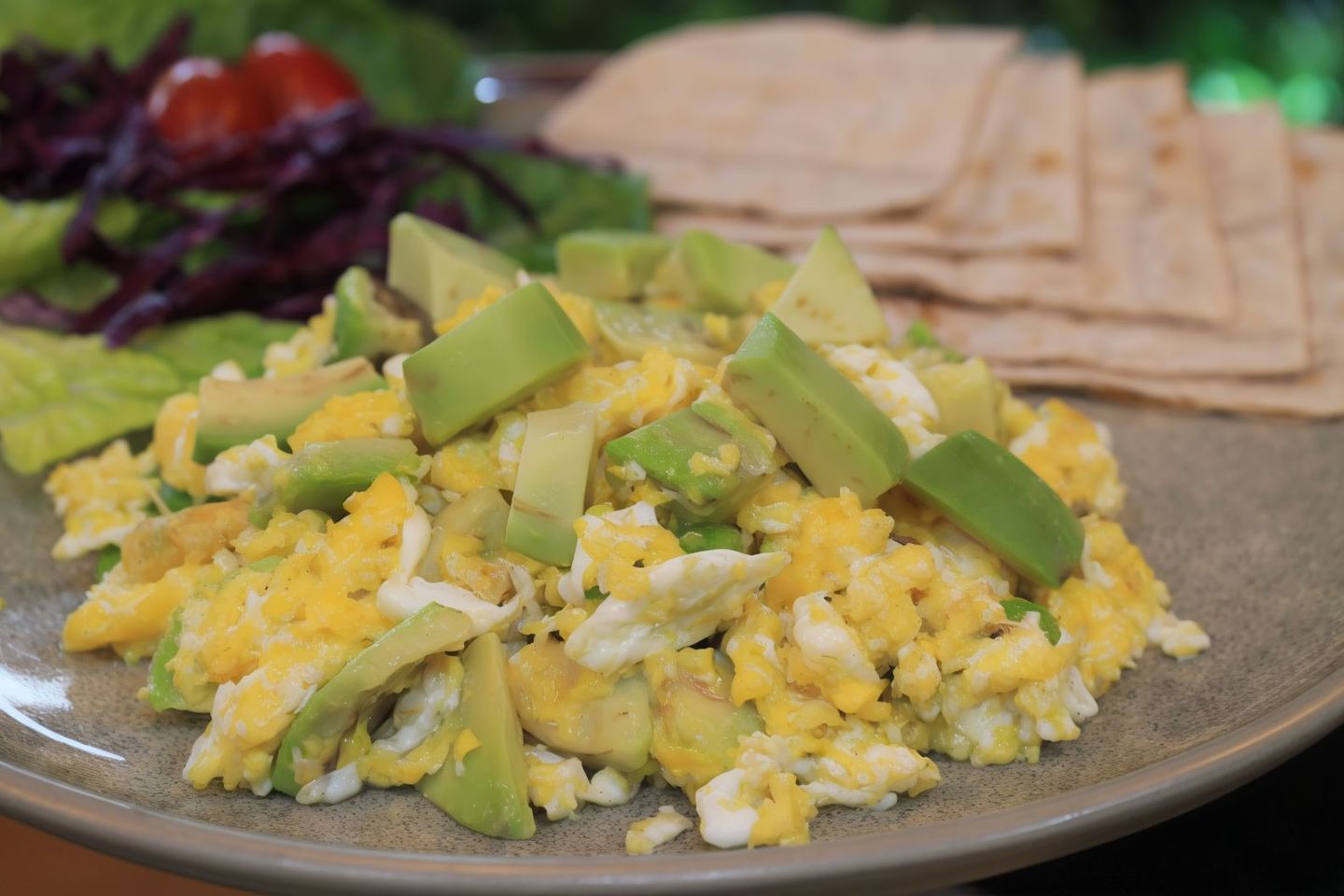 Fried Eggs With Avocado