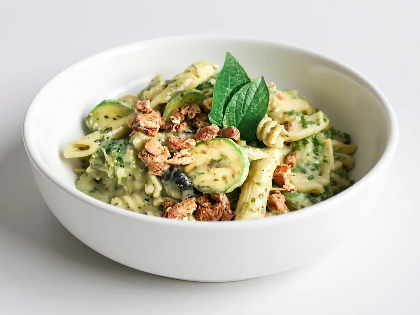Basil Pesto Pasta With Chicken