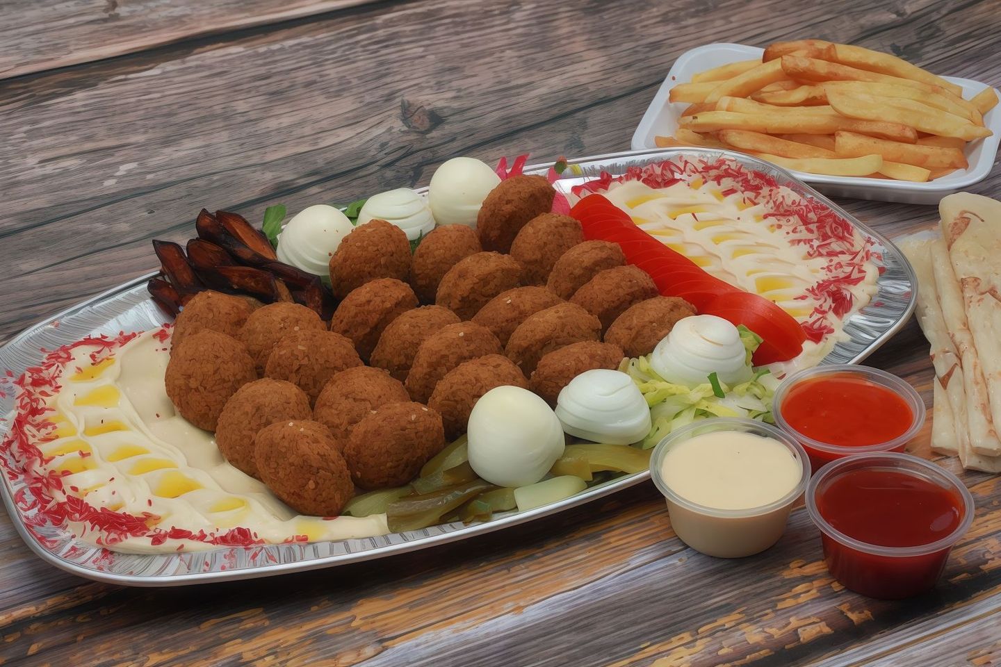 صحن مشكل سبيشل القمة الشامية