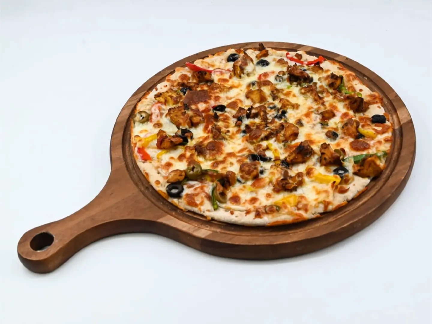 بيتزا بروتين صغير رانش او دينامت اوباربيكيو