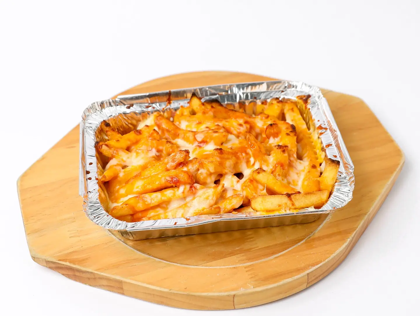 Cheddar Fries On Firewood