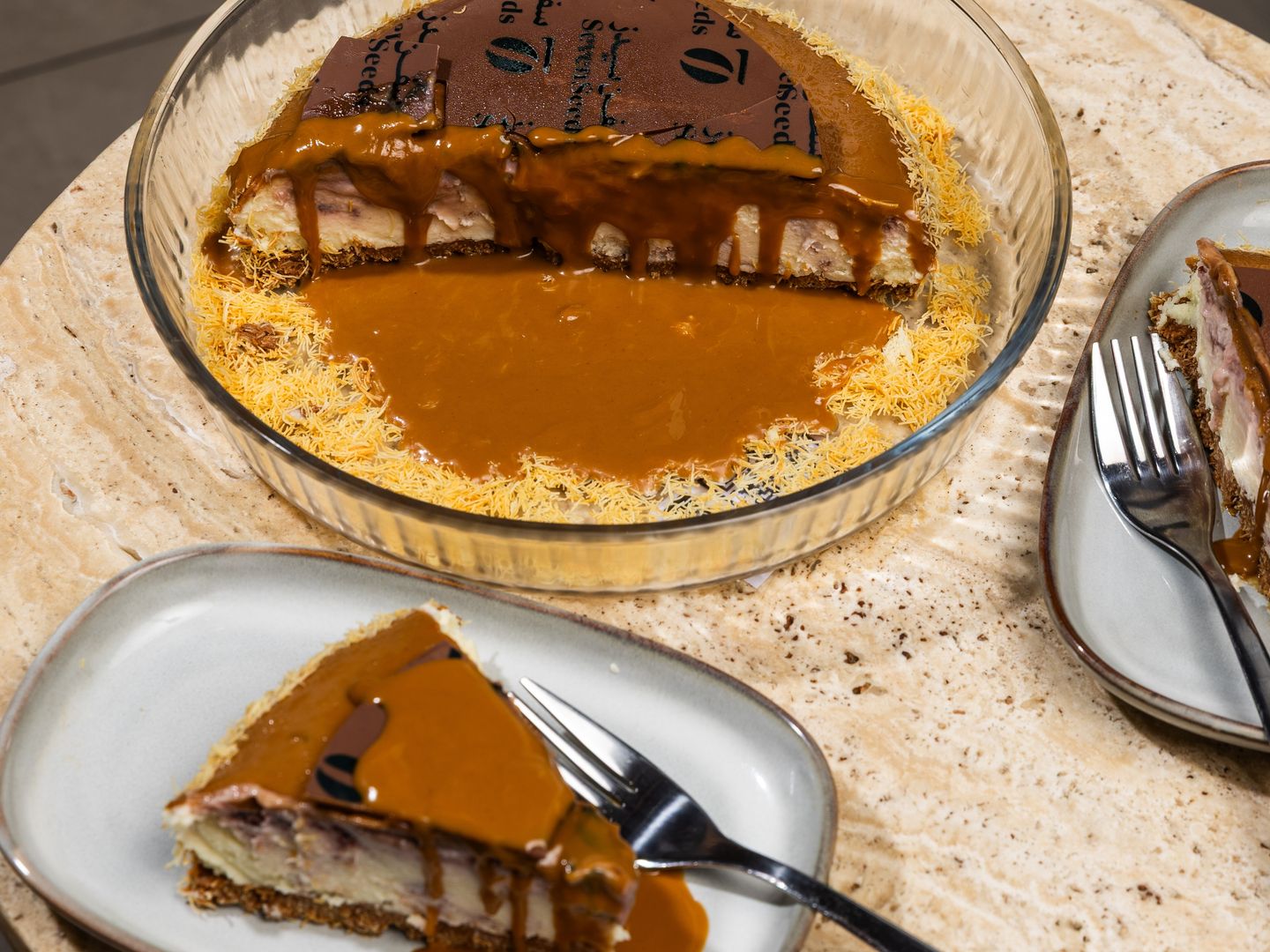 Kunafa Cheesecake   Gathering Box
