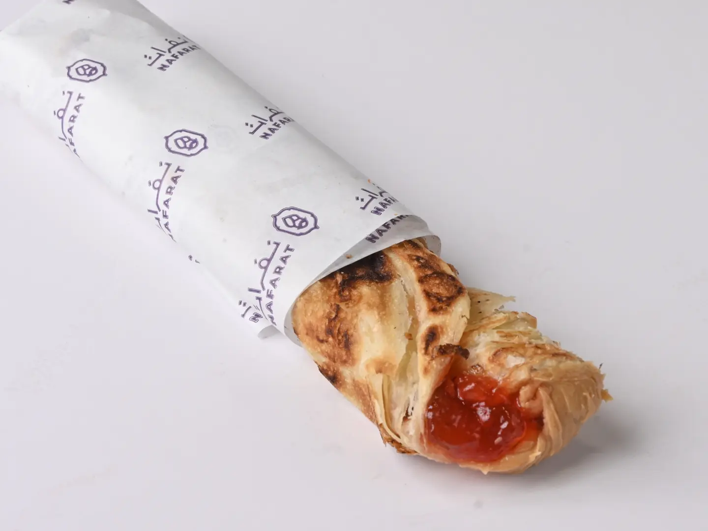 Chapati With Peanut Butter And Jam