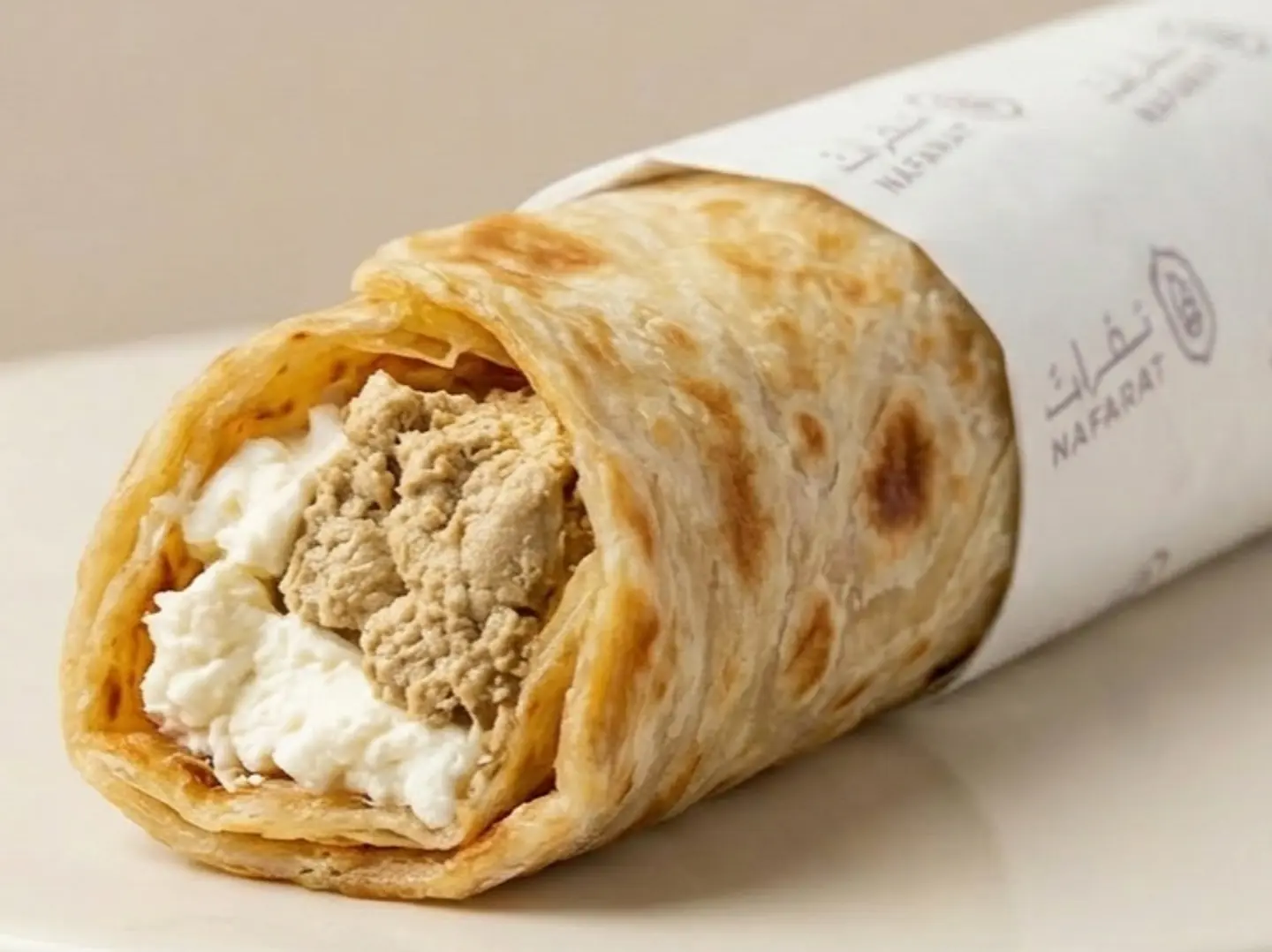 Chapati With Tahini Halva And Feta Cheese