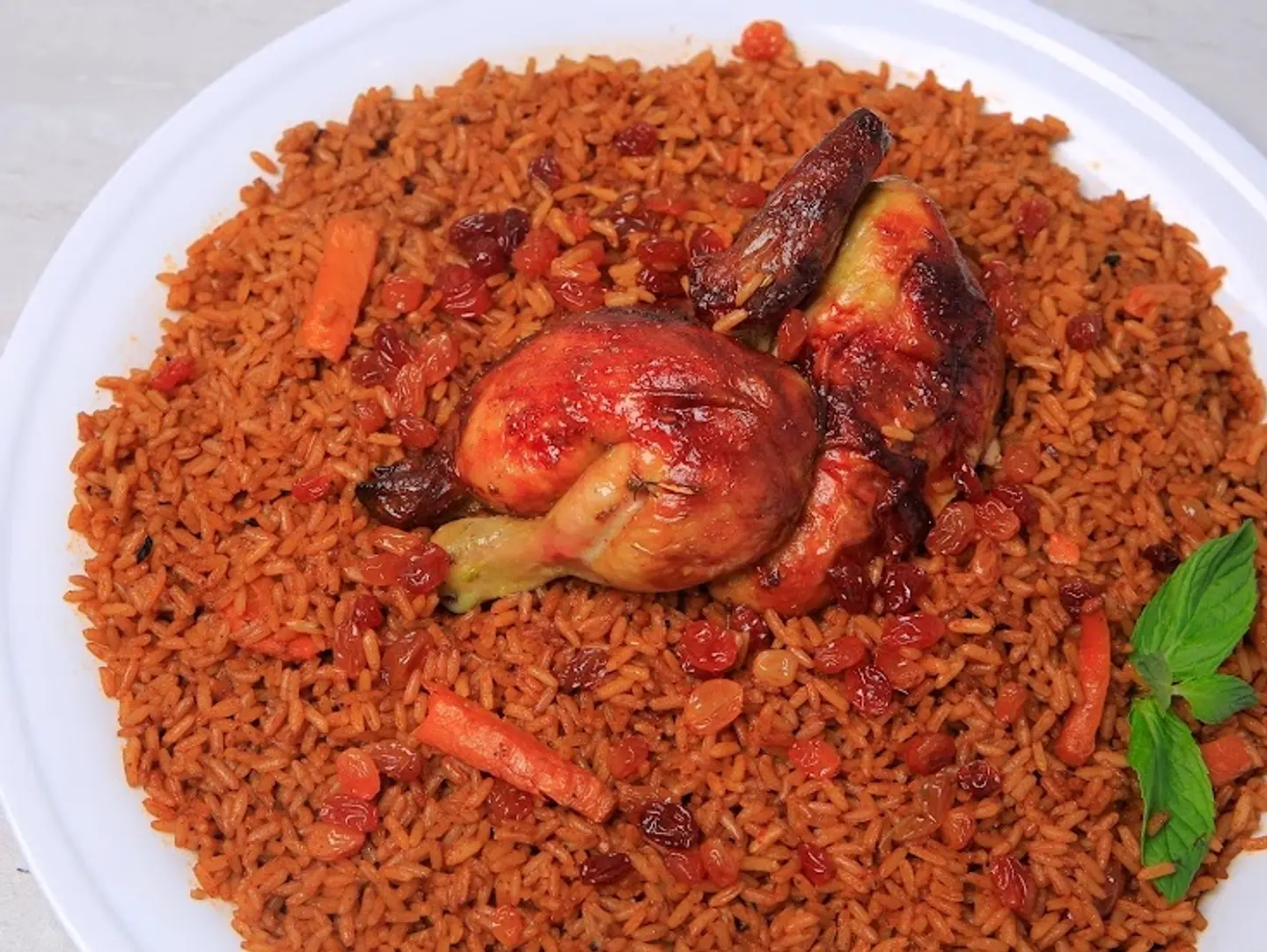 Shawaya With Red Rice - Half Chicken