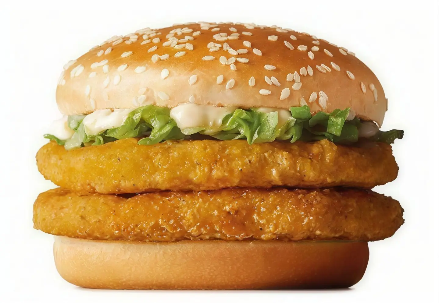 ساندوتش دبل برجر دجاج