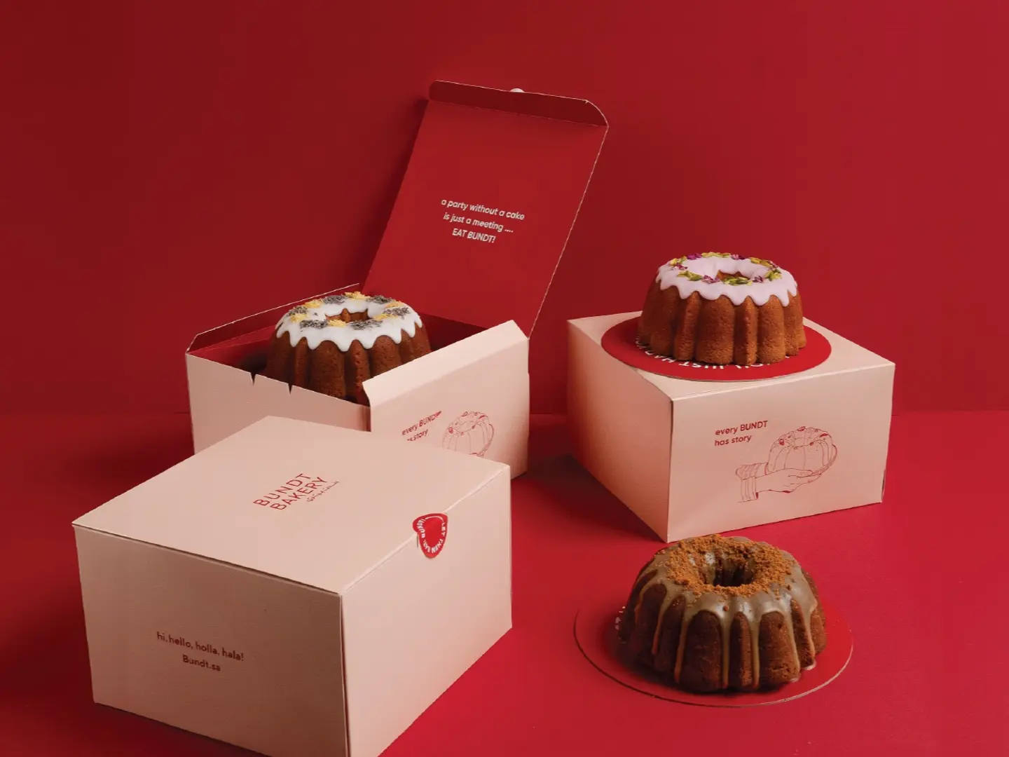 3 Mini Bundt Cake