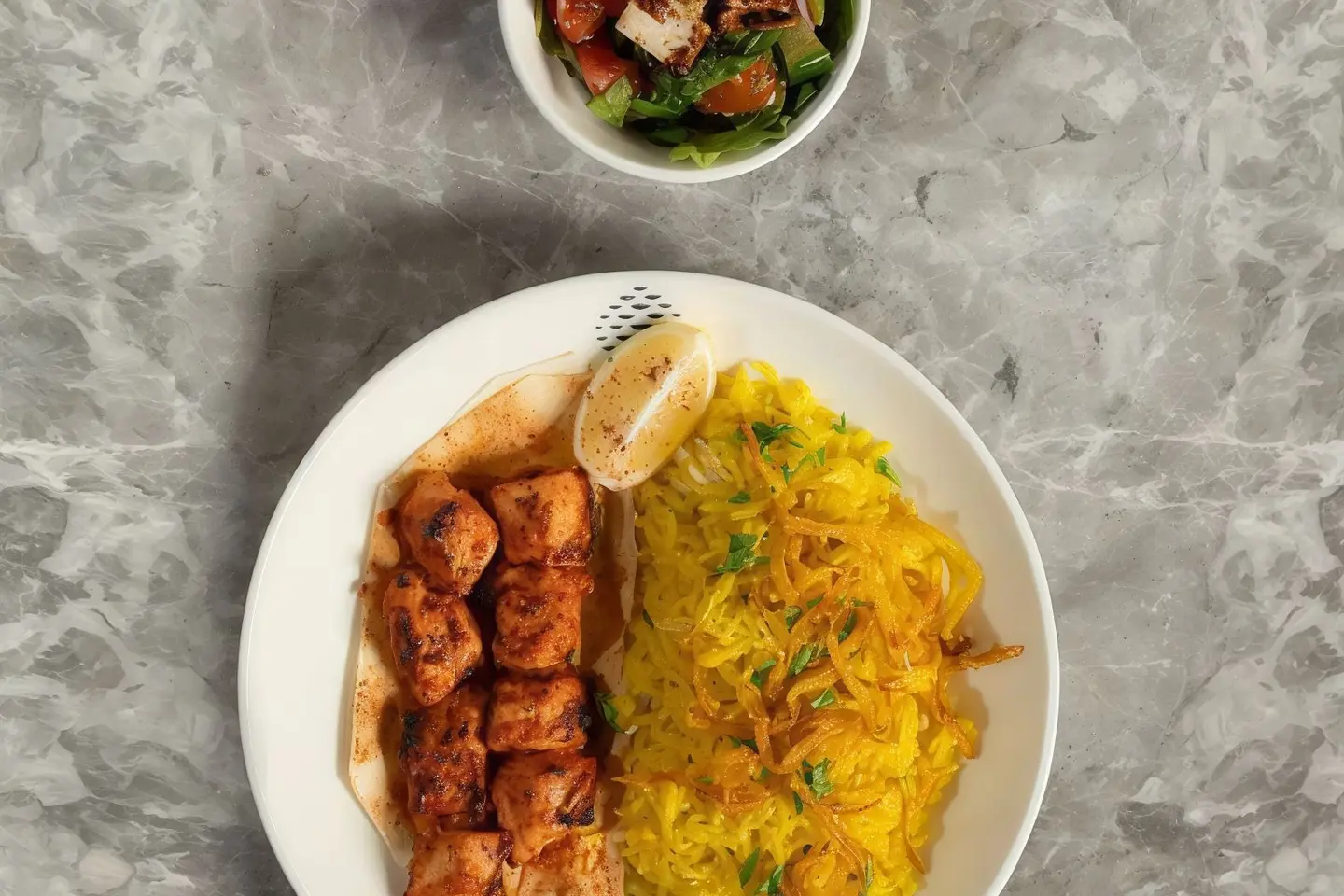 Mfatah White Shish Tawook Meal