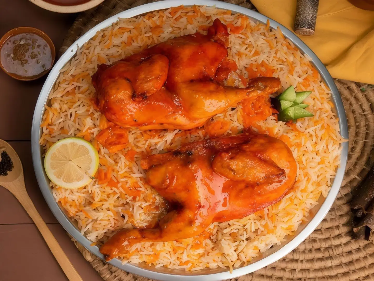 Mandi Chicken With Rice